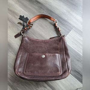Vintage Brown Leather COACH Hobo Bag